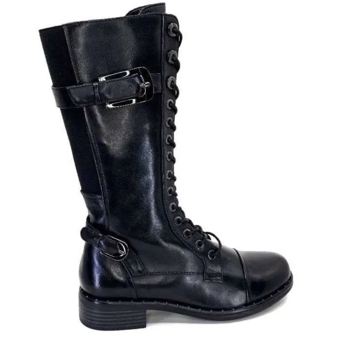 Regarde Le Ciel Roxana 10 Delice Cuir Noir*Femme Bottes