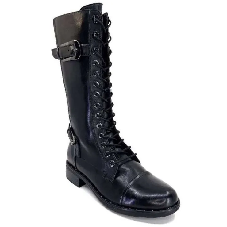 Regarde Le Ciel Roxana 10 Delice Cuir Noir*Femme Bottes