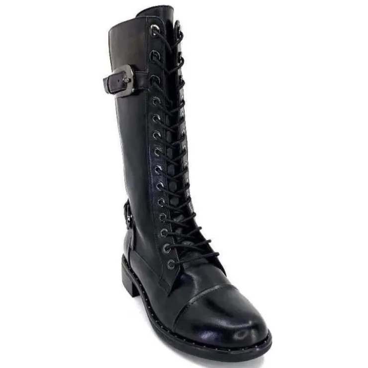 Regarde Le Ciel Roxana 10 Delice Cuir Noir*Femme Bottes