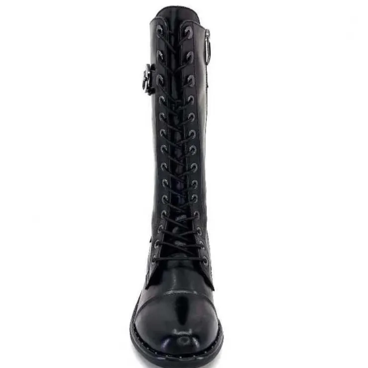 Regarde Le Ciel Roxana 10 Delice Cuir Noir*Femme Bottes