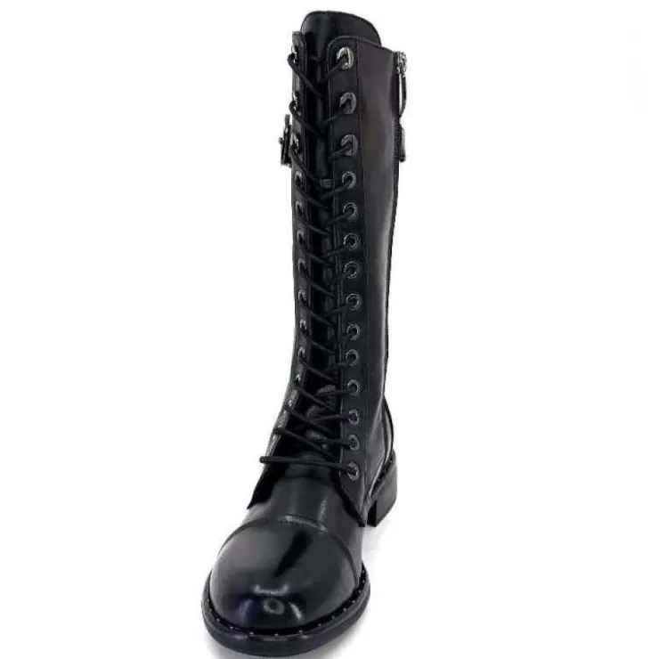 Regarde Le Ciel Roxana 10 Delice Cuir Noir*Femme Bottes