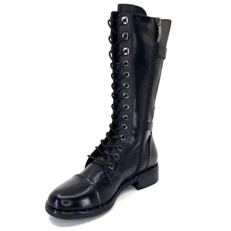Regarde Le Ciel Roxana 10 Delice Cuir Noir*Femme Bottes