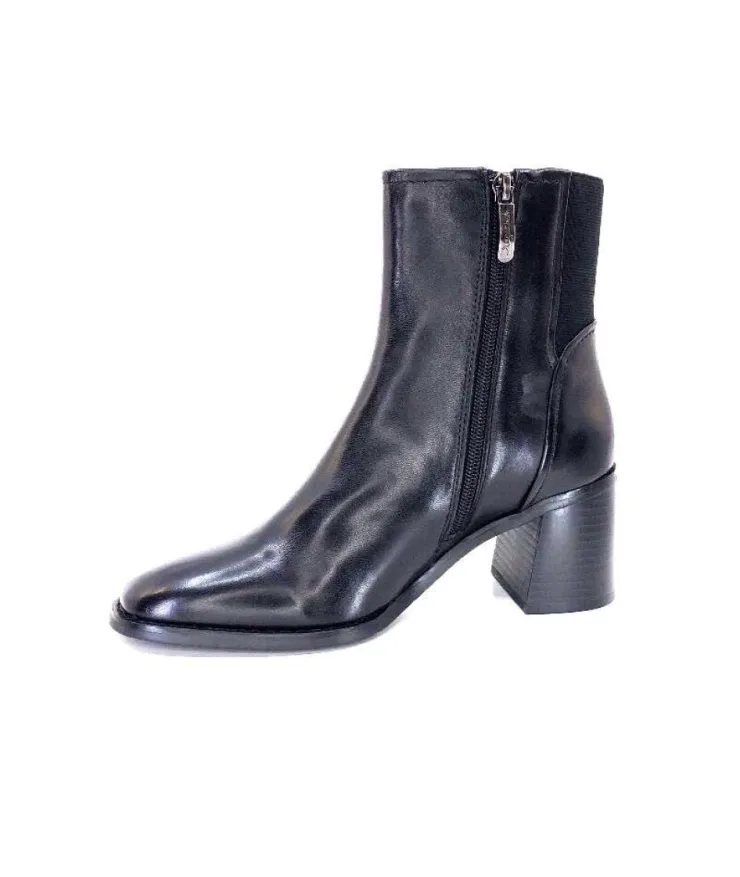Regarde Le Ciel Sisko 01 Cuir Noir*Femme Bottines
