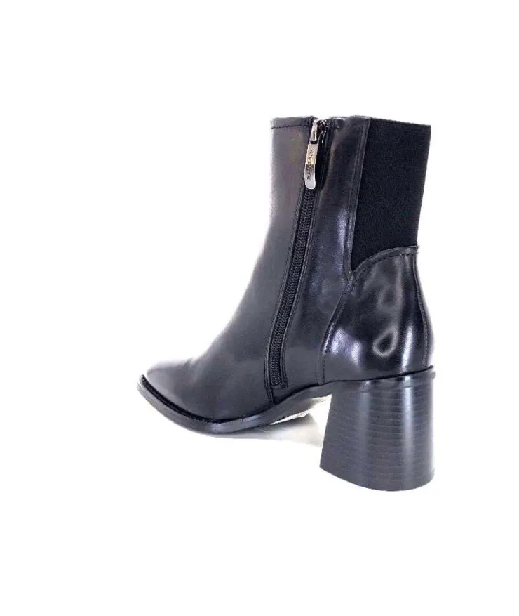 Regarde Le Ciel Sisko 01 Cuir Noir*Femme Bottines