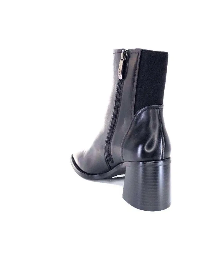 Regarde Le Ciel Sisko 01 Cuir Noir*Femme Bottines