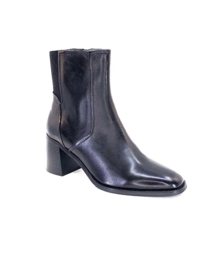 Regarde Le Ciel Sisko 01 Cuir Noir*Femme Bottines