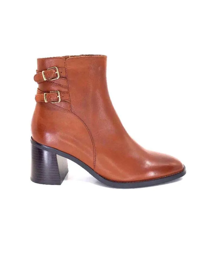 Regarde Le Ciel Sisko 02 Cuir Marron*Femme Bottines