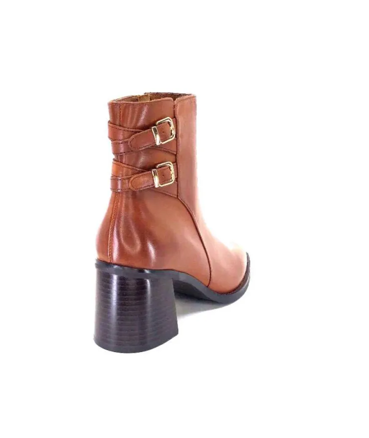 Regarde Le Ciel Sisko 02 Cuir Marron*Femme Bottines