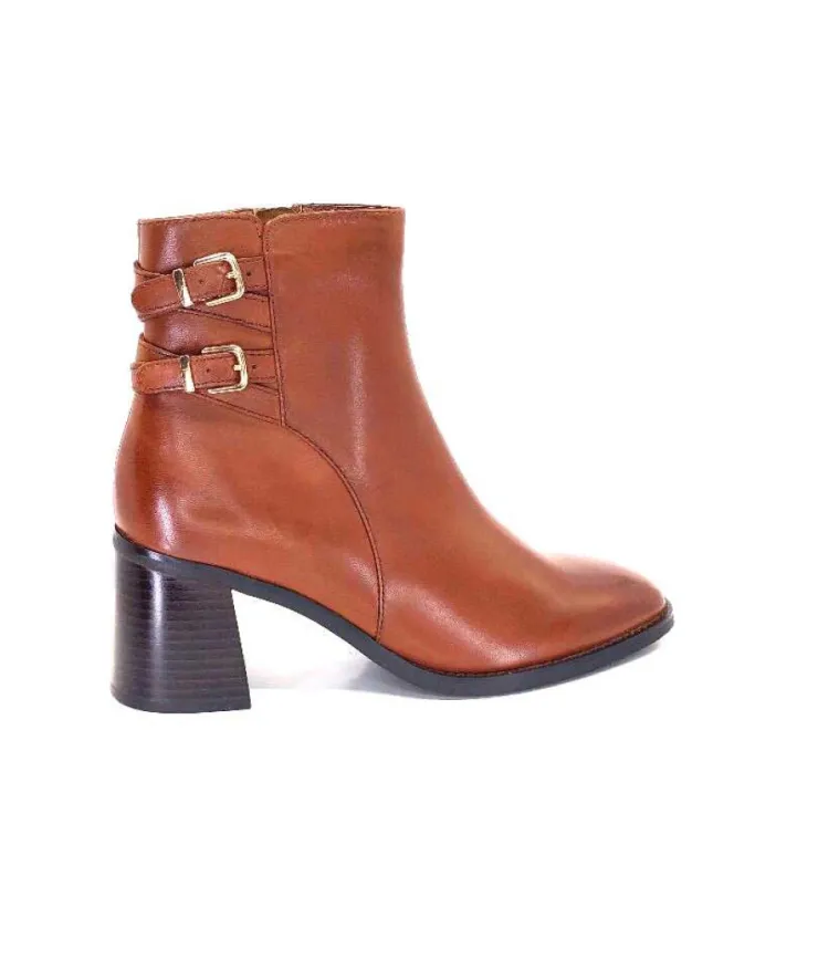 Regarde Le Ciel Sisko 02 Cuir Marron*Femme Bottines