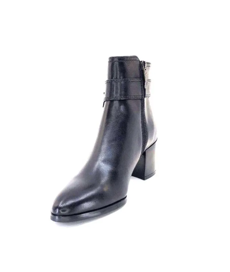 Regarde Le Ciel Taylor 34 Cuir Noir*Femme Bottines
