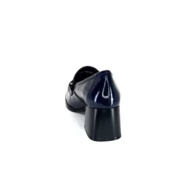 Regarde Le Ciel Vanessa 02 Cuir Vernis Bleu Marine*Femme Mocassins