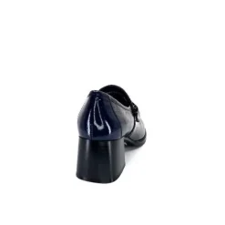 Regarde Le Ciel Vanessa 02 Cuir Vernis Bleu Marine*Femme Mocassins