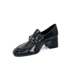 Regarde Le Ciel Vanessa 02 Cuir Vernis Noir*Femme Mocassins