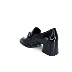 Regarde Le Ciel Vanessa 02 Cuir Vernis Noir*Femme Mocassins