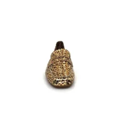 Requin Reqins Hema Cuir Gold Leopard*Femme Mocassins