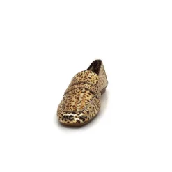 Requin Reqins Hema Cuir Gold Leopard*Femme Mocassins