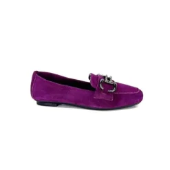 Requin Reqins Hinder Daim Violet*Femme Mocassins