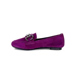 Requin Reqins Hinder Daim Violet*Femme Mocassins