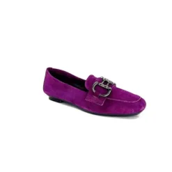 Requin Reqins Hinder Daim Violet*Femme Mocassins