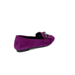 Requin Reqins Hinder Daim Violet*Femme Mocassins