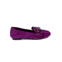 Requin Reqins Hinder Daim Violet*Femme Mocassins