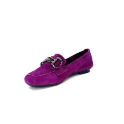 Requin Reqins Hinder Daim Violet*Femme Mocassins