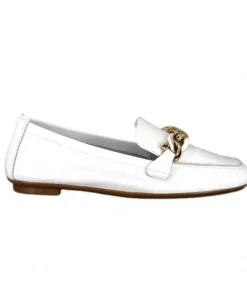 Requin Reqins Horel Cuir Blanc*Femme Mocassins