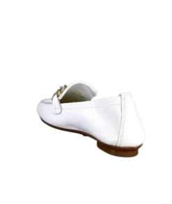 Requin Reqins Horel Cuir Blanc*Femme Mocassins