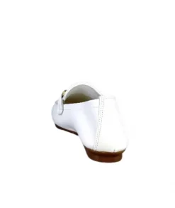 Requin Reqins Horel Cuir Blanc*Femme Mocassins