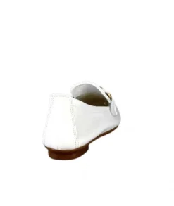 Requin Reqins Horel Cuir Blanc*Femme Mocassins