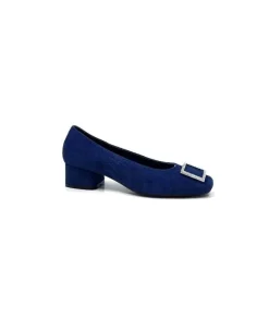 Requin Reqins Karisse Daim Bleu Ocean*Femme Ballerines