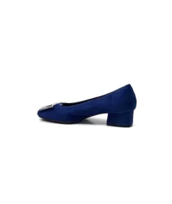 Requin Reqins Karisse Daim Bleu Ocean*Femme Ballerines
