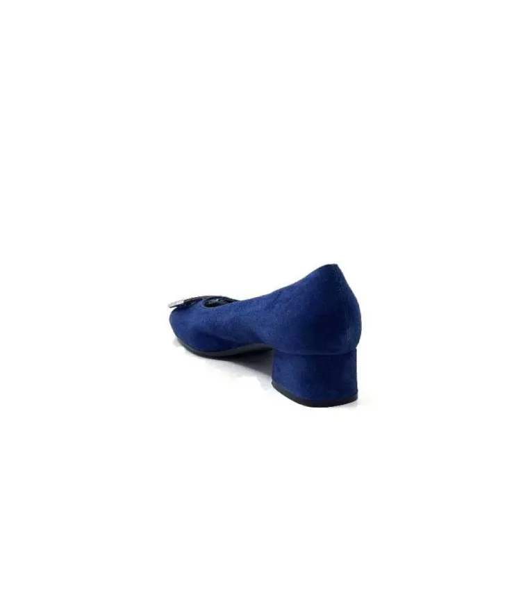 Requin Reqins Karisse Daim Bleu Ocean*Femme Ballerines