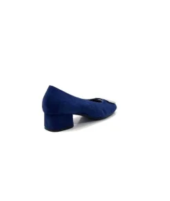 Requin Reqins Karisse Daim Bleu Ocean*Femme Ballerines