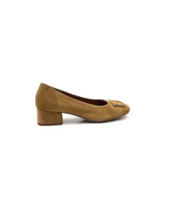 Requin Reqins Karisse Daim Camel*Femme Ballerines