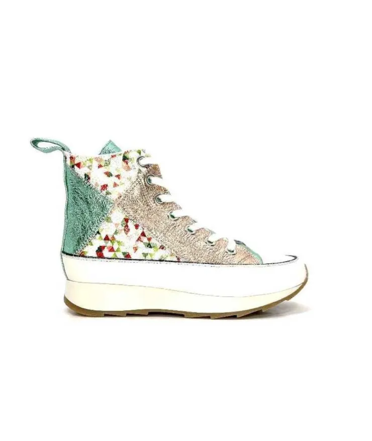Muratti Rosemetal H0757B Cuir Metal Aqua Nude*Femme Baskets