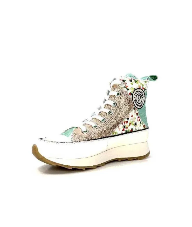 Muratti Rosemetal H0757B Cuir Metal Aqua Nude*Femme Baskets