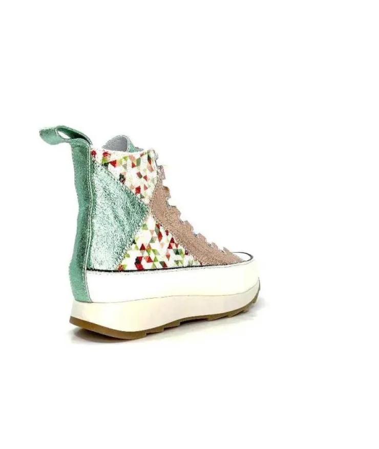 Muratti Rosemetal H0757B Cuir Metal Aqua Nude*Femme Baskets