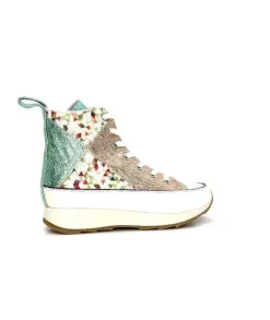Muratti Rosemetal H0757B Cuir Metal Aqua Nude*Femme Baskets