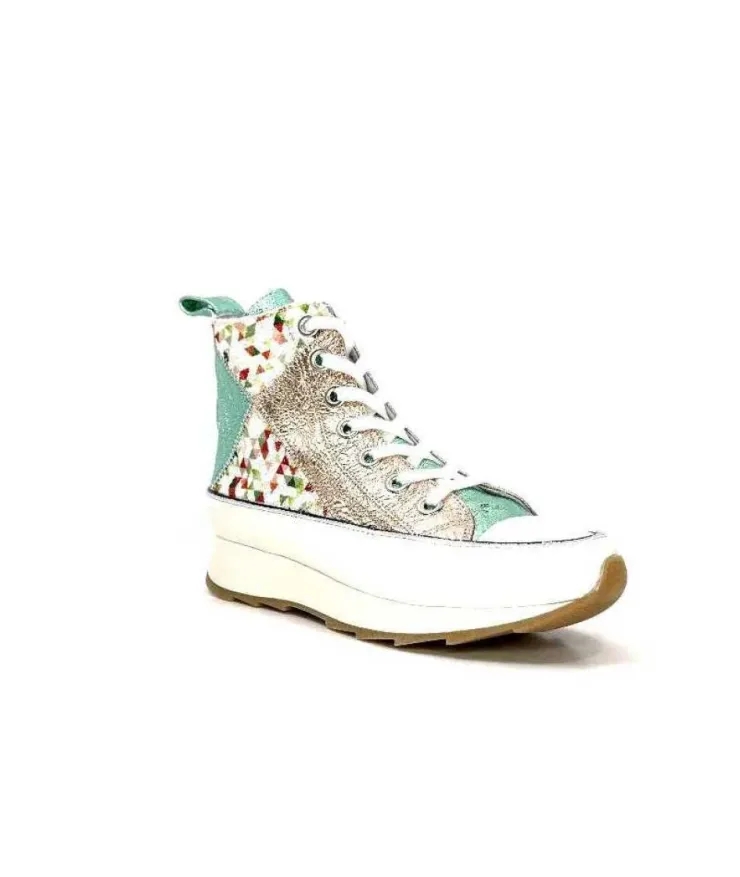 Muratti Rosemetal H0757B Cuir Metal Aqua Nude*Femme Baskets