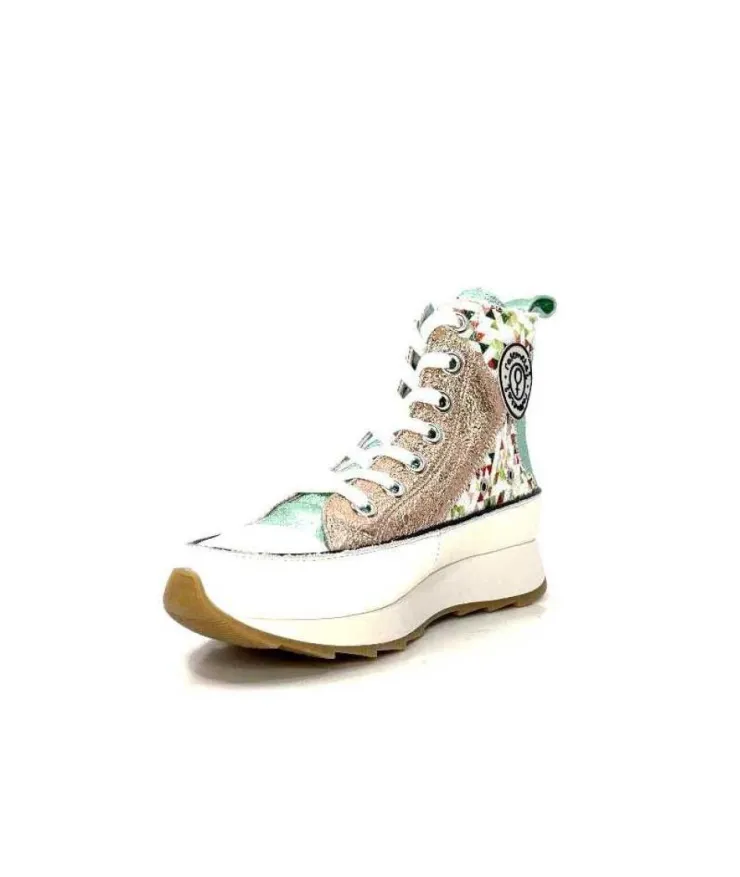 Muratti Rosemetal H0757B Cuir Metal Aqua Nude*Femme Baskets