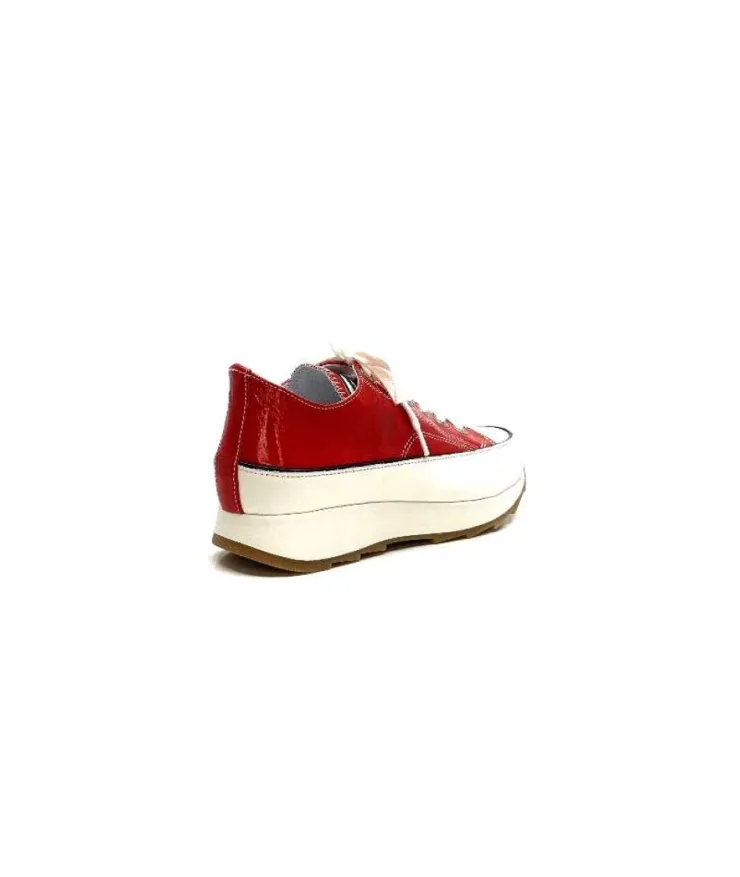 Muratti Rosemetal H0755O Frasseto Cuir Vernis Rouge*Femme Baskets