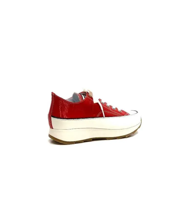 Muratti Rosemetal H0755O Frasseto Cuir Vernis Rouge*Femme Baskets