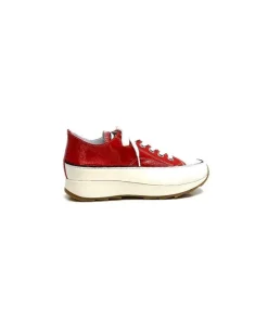 Muratti Rosemetal H0755O Frasseto Cuir Vernis Rouge*Femme Baskets