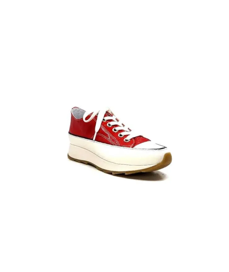 Muratti Rosemetal H0755O Frasseto Cuir Vernis Rouge*Femme Baskets
