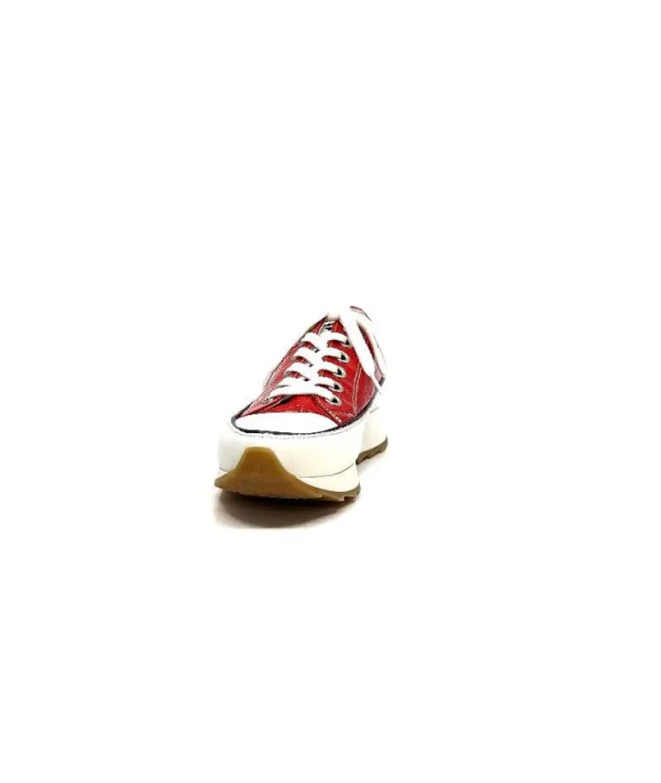 Muratti Rosemetal H0755O Frasseto Cuir Vernis Rouge*Femme Baskets