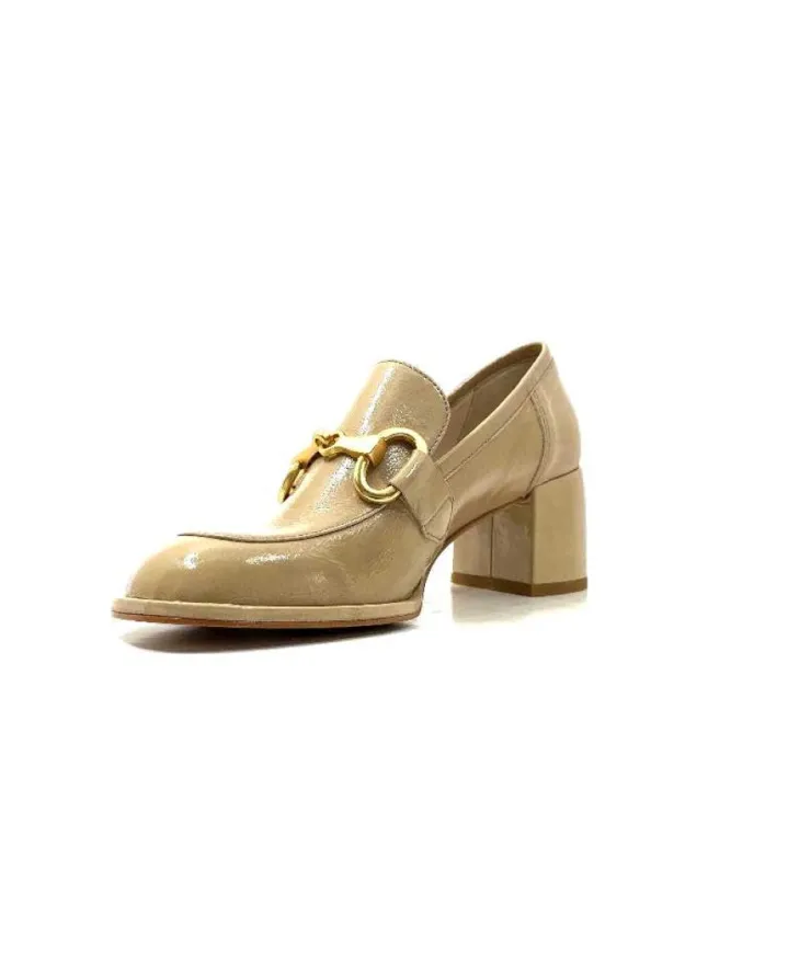 Muratti Rosemetal J2131 B Jabrane Cuir Vernis Beige Adros*Femme Mocassins
