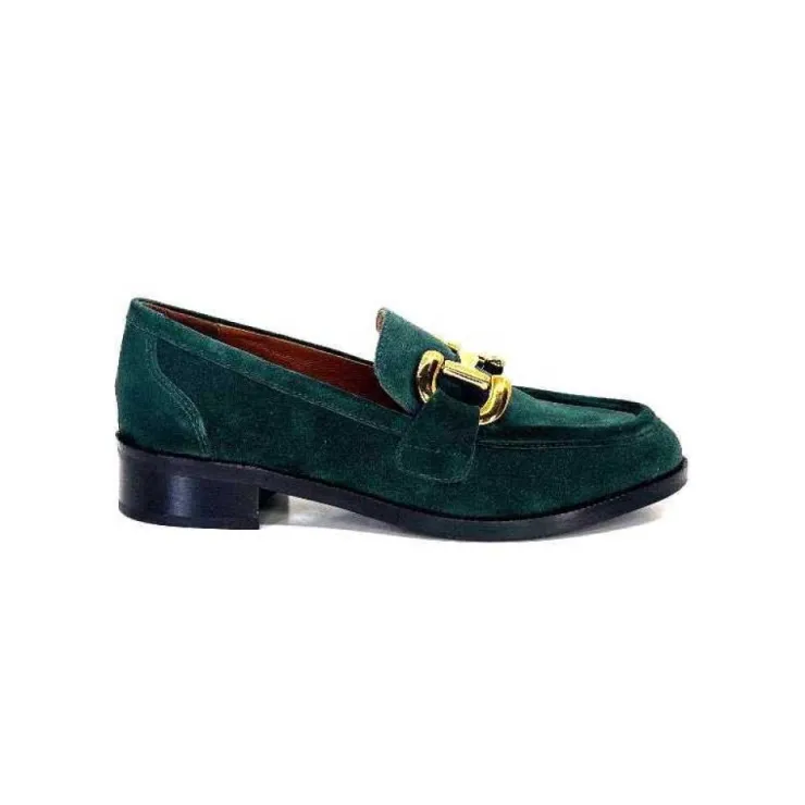 Muratti Rosemetal J2185 B Jakson Daim Vert*Femme Mocassins
