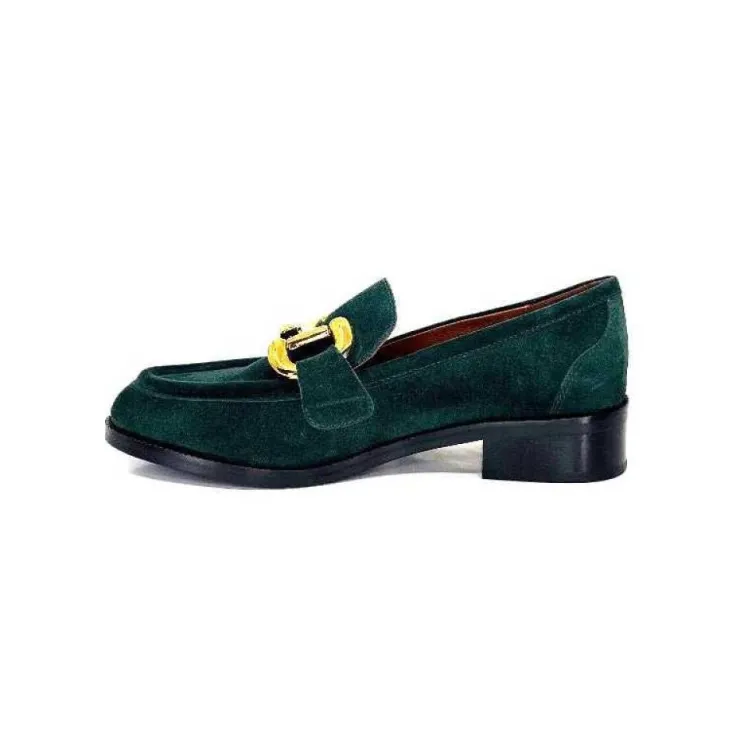 Muratti Rosemetal J2185 B Jakson Daim Vert*Femme Mocassins