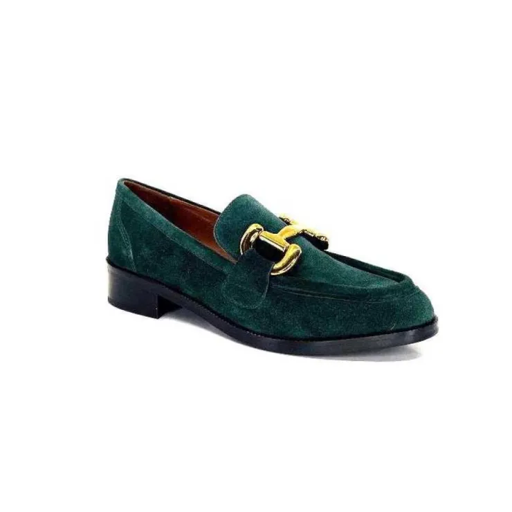 Muratti Rosemetal J2185 B Jakson Daim Vert*Femme Mocassins